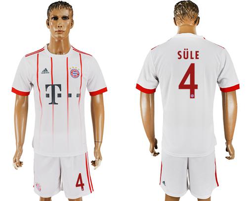 Bayern Munchen #4 Sule Sec Away Soccer Club Jersey - Click Image to Close